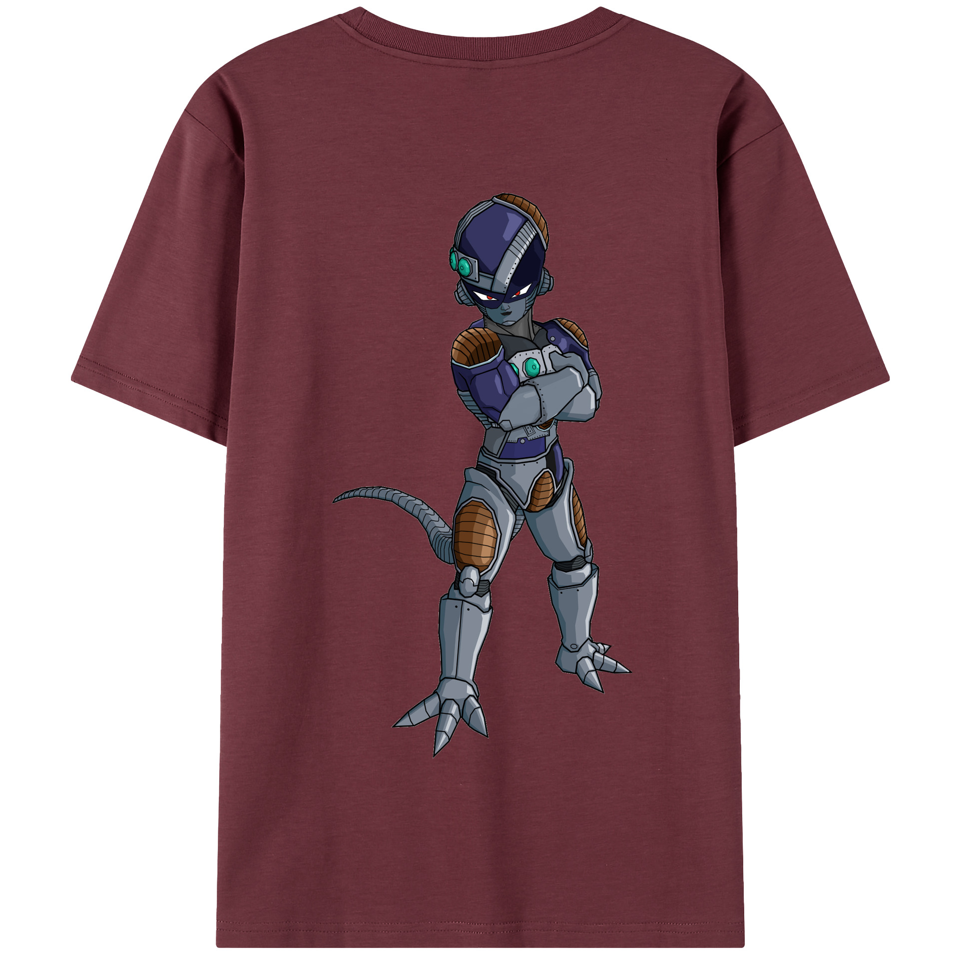 （画像用） ドラゴンボール フリーザ DRAGON BALL Frieza 綿100％半袖Tシャツ（背面プリント）